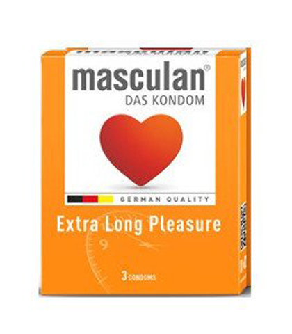 MASCULAN EXTRA LONG PLEASURE KONDOMI 3/1
